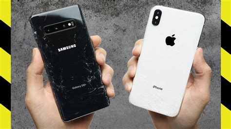 iphone x vs samsung s10 drop test|iPhone XS drop test: see the Apple's 'most durable .